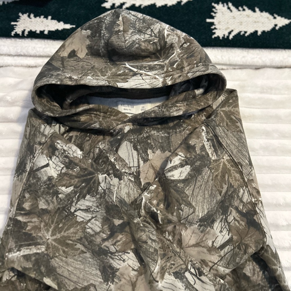 Hollister Woodland Pattern Hoodie